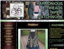 Tablet Screenshot of harmoniousthreads.com